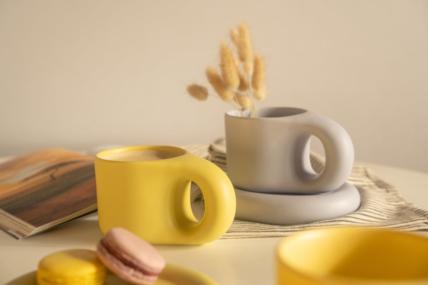 Ceramic, home design, home decor, cozy, mugs, thé, tea, coffee, café, breakfast